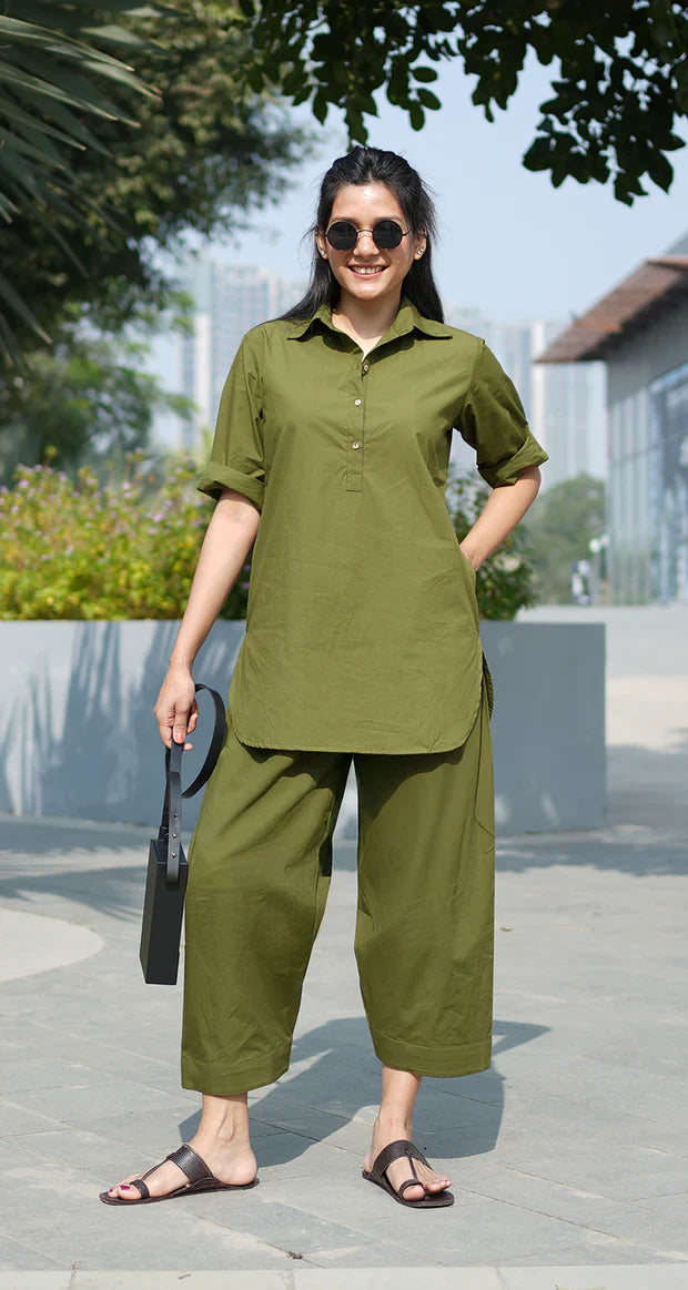 Cotton Poplin Co-ord Set